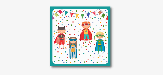Superhero Party-Set