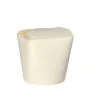 Bio-Nudelbox - Asia-Box aus Pappe "pure" 750 ml 10 x 10 x 8,5 cm weiss - Bild 1 thumbnail
