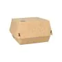 Burgerboxen, Pappe "pure" 12,5 x 12,5 cm braun "100% Fair" groß - Bild 2 thumbnail