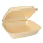 Menüboxen mit Klappdeckeln, XPS ungeteilt, 22,5 x 22 cm beige, laminiert - Bild 1 thumbnail