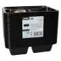 Mikrowellenschalen, PP 3-geteilt 1095 ml schwarz - Bild 2 thumbnail
