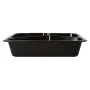 Mikrowellenschalen, PP 3-geteilt 1095 ml schwarz - Bild 3 thumbnail
