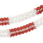 Papiergirlande (Großraum) Ø 16 cm · 10 m rot/weiss schwer entflammbar - Bild 1 thumbnail