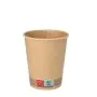 Pappbecher 0,2 l Ø 8 cm · 9,2 cm braun - Bild 1 thumbnail