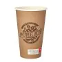 Pappbecher "pure" 0,4 l braun "Pure Joy" - Bild 1 thumbnail
