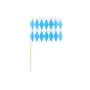 Partypicker, Flaggen 8 cm "Bayrisch Blau" - Bild 1 thumbnail