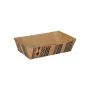 Pommes-Frites-Trays 8,5 x 13,5 cm braun "Maori" mittel - Bild 1 thumbnail