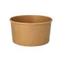Salatschalen To Go aus Pappe, rund 1000 ml Ø 15 cm · 7,5 cm braun - Bild 1 thumbnail