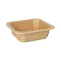 Lunchboxen aus Pappe, 750 ml, 16,2 x 16,2 cm x 4,7 cm braun - Bild 1 thumbnail