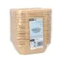 Lunchboxen aus Pappe, 750 ml, 16,2 x 16,2 cm x 4,7 cm braun - Bild 2 thumbnail
