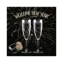 Servietten, 3-lagig 1/4-Falz 25 x 25 cm "Welcome New Year" - Bild 1 thumbnail