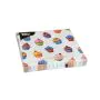 Servietten, 3-lagig 1/4-Falz 33 x 33 cm "Cupcakes" - Bild 3 thumbnail