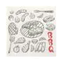 Servietten, 3-lagig 1/4-Falz 33 x 33 cm "I love BBQ" - Bild 1 thumbnail