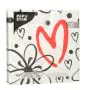 Servietten, 3-lagig 1/4-Falz 33 x 33 cm "Red Heart" - Bild 2 thumbnail
