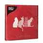 Servietten, 3-lagig 1/4-Falz 33 x 33 cm rot "Cats" - Bild 2 thumbnail