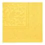 Servietten, "ROYAL Collection" 1/4-Falz 40 x 40 cm gelb "Ornaments" - Bild 1 thumbnail