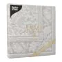 Servietten, "ROYAL Collection" 1/4-Falz 40 x 40 cm grau "Ornaments" - Bild 3 thumbnail