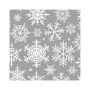 Servietten, silber 3-lagig 1/4-Falz 25 x 25 cm "Snöstjärnor" - Bild 1 thumbnail