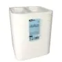 Siegelschalen, XPS, 2-geteilt, 1250 ml, 24,5 x 26,5 cm weiss - Bild 2 thumbnail