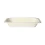 Siegelschalen aus Zuckerrohr, ungeteilt, 750 ml, 15 x 24 cm, weiss - Bild 3 thumbnail