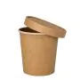 Suppenbecher To Go, Pappe "pure", 470 ml, braun - Bild 3 thumbnail