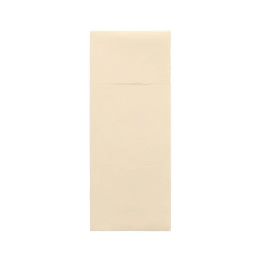 Airlaid Bestecktaschen, 40 x 33 cm, 1/8-Falz, creme - Bild 3