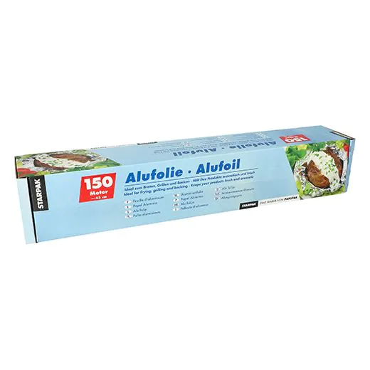 Alufolie 150 m x 45 cm in Faltschachtel - Bild 1 Alufolie 150 m x 45 cm in Faltschachtel - Bild 1