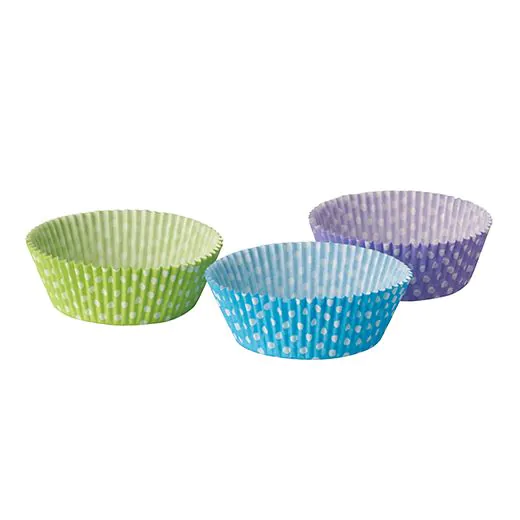Backförmchen Ø 5 cm · 2,5 cm farbig sortiert "Dots" - Bild 1