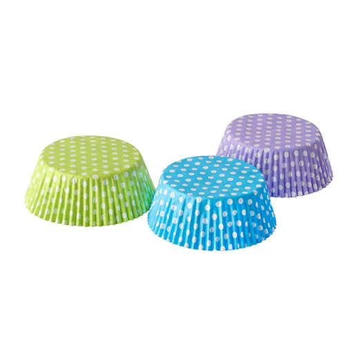 Backförmchen Ø 5 cm · 2,5 cm farbig sortiert "Dots" - Bild 2