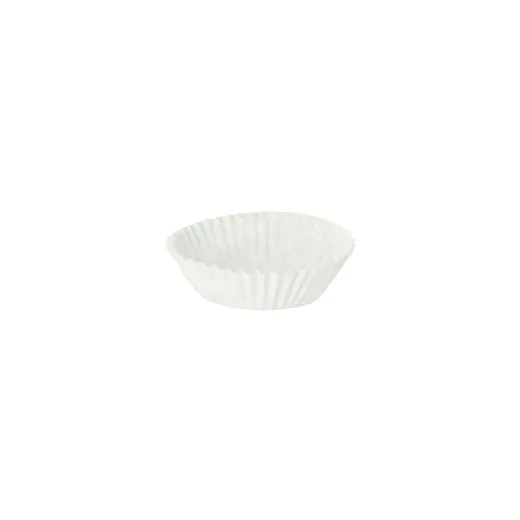 Backförmchen rund Ø 3,5 cm · 1,9 cm weiss - Bild 1
