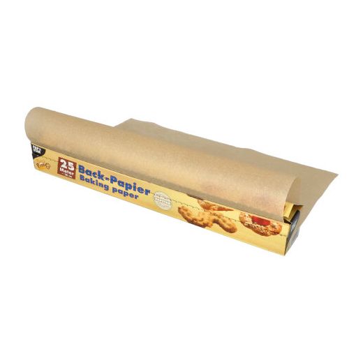 Backpapier 25 m x 38 cm braun in Faltschachtel 1