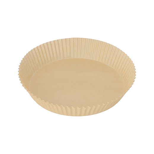 Backpapierzuschnitte für Heißluftfritteusen, Ø 20 cm · 4,5 cm braun  - Bild 1