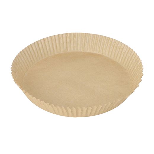 Backpapierzuschnitte für Heißluftfritteusen, Ø 23 cm · 4,5 cm braun  - Bild 1