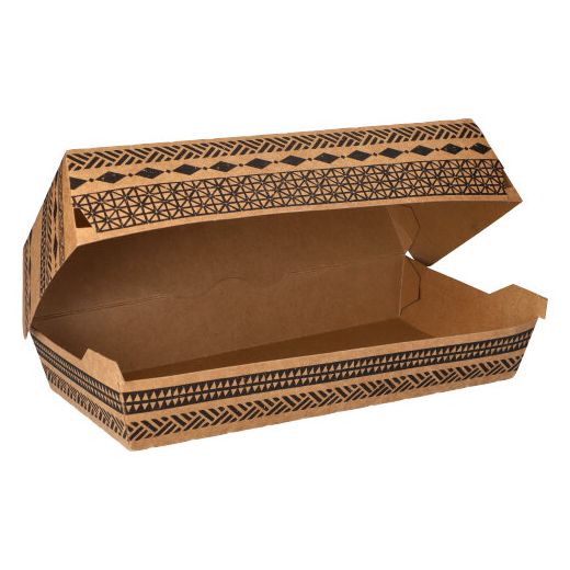 Baguetteboxen "Maori", 5,3 x 13,1 x 24,8 cm, braun - Bild 1