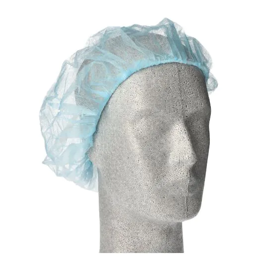 Barett-Hauben, Vlies, Ø 52 cm, blau
 - Bild 1