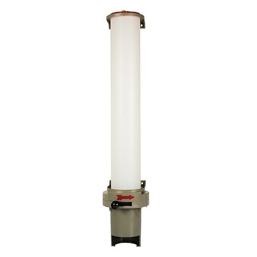 Becherspender, PS 67 x 13 x 15,5 cm grau für 100 Becher mit oberem Ø 7,03 cm 1