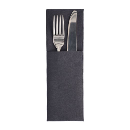 Bestecktaschen "ROYAL Collection" 48 x 30 cm schwarz - Bild 1