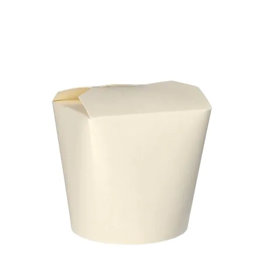 Bio-Nudelbox - Asia-Box aus Pappe "pure" 750 ml 10 x 10 x 8,5 cm weiss - Bild 1 Bio-Nudelbox - Asia-Box aus Pappe "pure" 750 ml 10 x 10 x 8,5 cm weiss - Bild 1