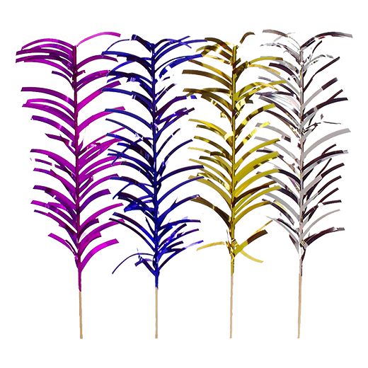 Cocktail-Palme 20 cm farbig sortiert "Palmblätter" - Bild 1