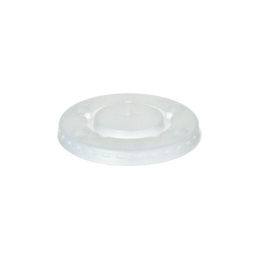 Deckel PS rund Ø 9 cm · 0,5 cm transparent mit Kreuzschlitz 1