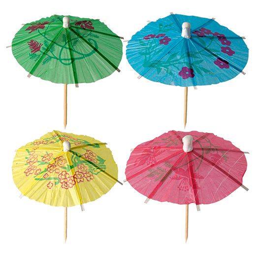 Cocktailschirmchen 10 cm "Eisschirmchen Asia" 1