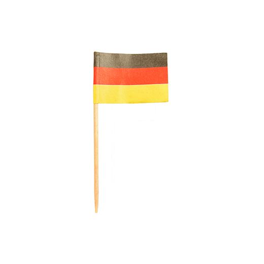 Partypicker, Flaggen 8 cm "Deutschland" 1