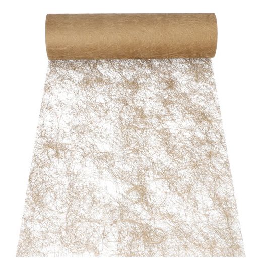 Dekoband Sizoflor 25 m x 30 cm gold - Bild 1