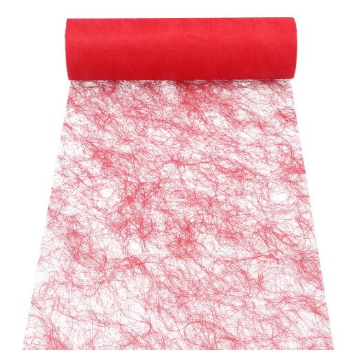 Dekoband Sizoflor 25 m x 30 cm rot - Bild 1