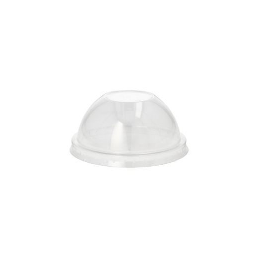 Dom-Deckel, PET rund Ø 8 cm · 4 cm glasklar ohne Lochung - Bild 1