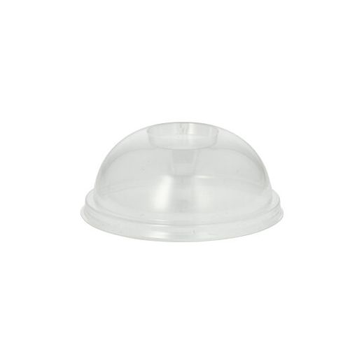 Dom-Deckel, PLA "pure" rund Ø 9,5 cm · 4,5 cm glasklar ohne Lochung - Bild 1