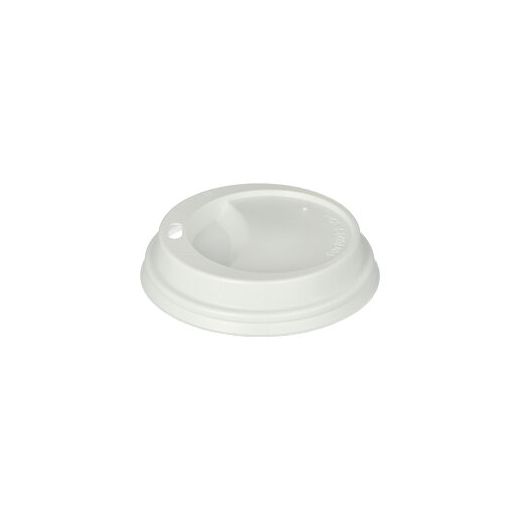 Dom-Deckel, PS "To Go" rund Ø 8 cm · 2 cm weiss 1