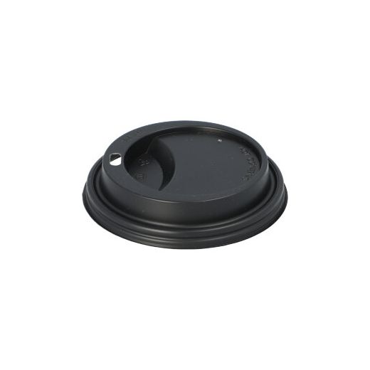 Dom-Deckel, PS "To Go" rund Ø 9 cm · 1,8 cm schwarz 1