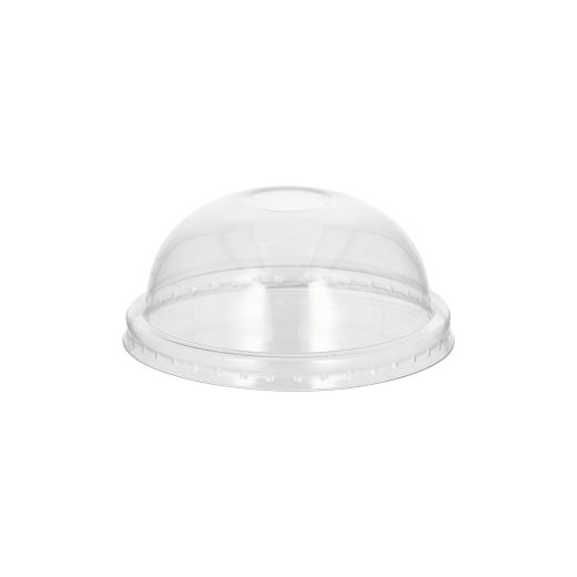 Dom-Deckel für Suppenbecher PET rund Ø 9,8 cm · 4 cm transparent - Bild 1