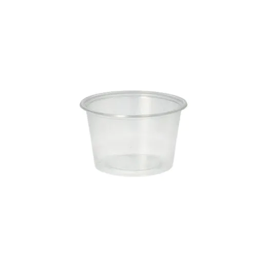 Dressingbecher, PP rund 100 ml Ø 7,1 cm · 4,3 cm transparent - Bild 1